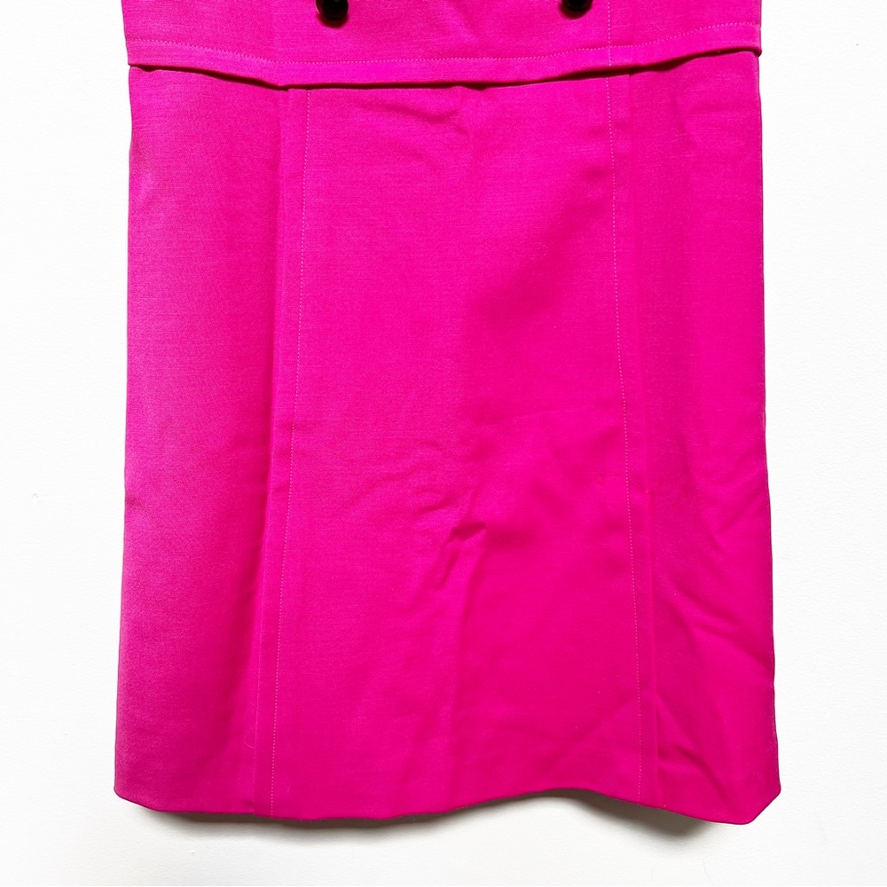 RED Valentino Hot Pink Button Detail Dress - Picture 3 of 5